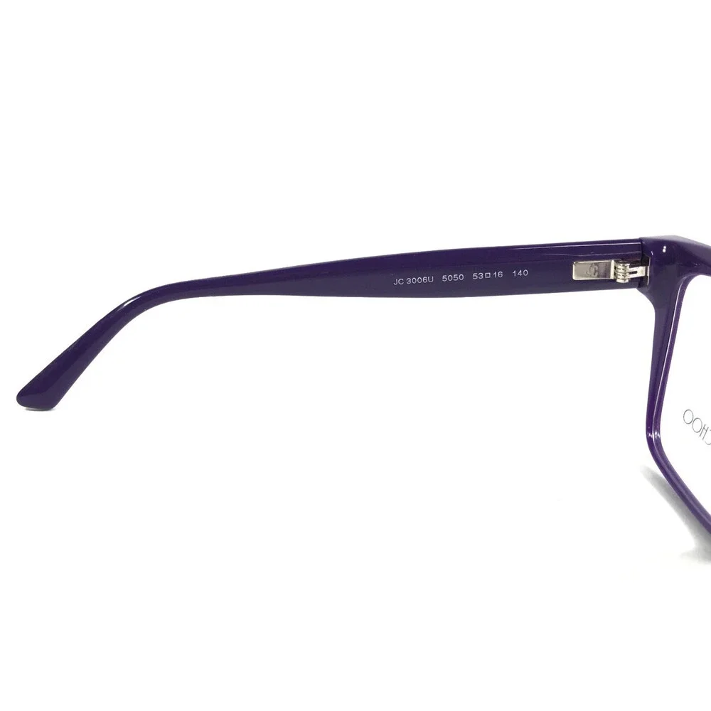 Jimmy Choo Eyeglasses Frames JC3006U 5050 Purple Cat Eye Full Rim 53-16-140